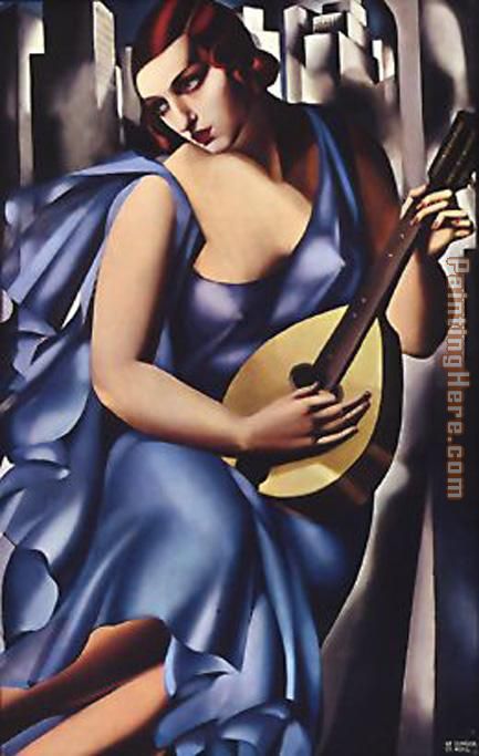 Tamara de Lempicka The Musician in Blue